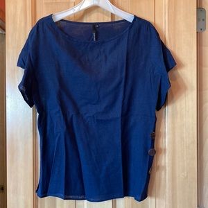 💙Kay Celine Linen Top